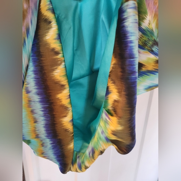 Max and Cleo Strapless Mini Dress Sz 8 bubble hem boho cocktail wedding party - Picture 5 of 9